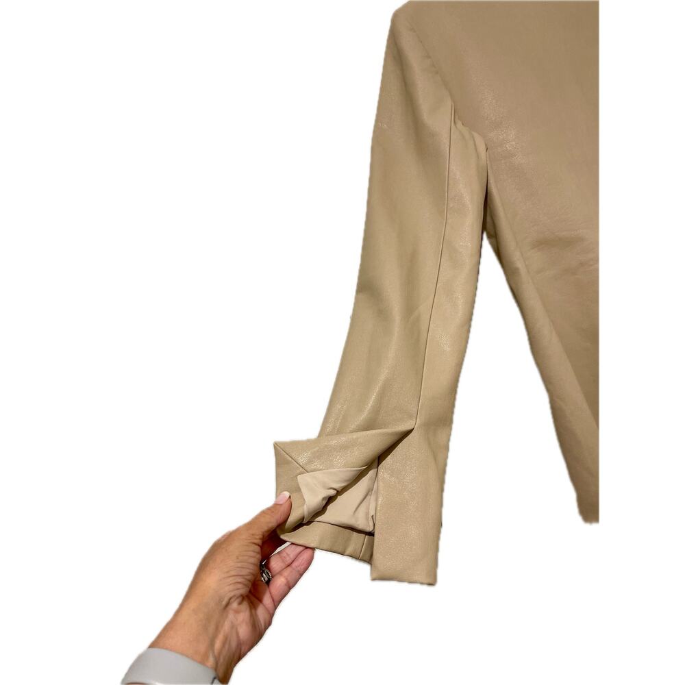 Amanda Uprichard Tan Jane Blazer Size Small - Picture 13 of 16